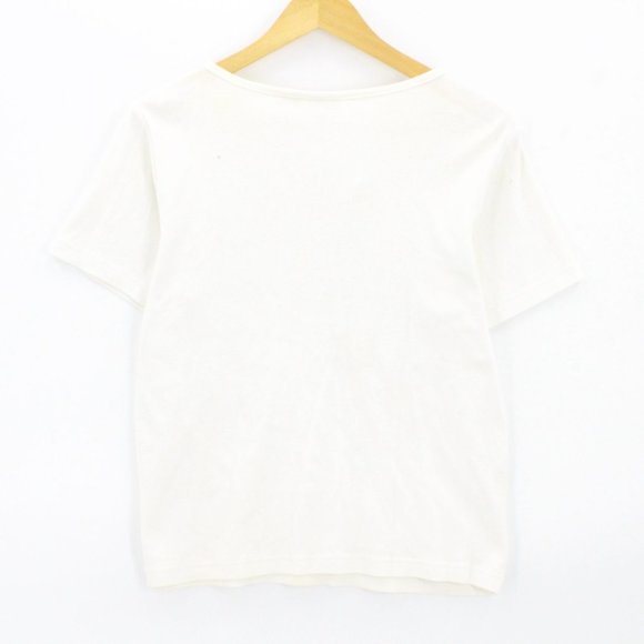 Vintage Maxwell Jason T-shirt Top Women's Casual White Short Sleeve Pullover M - Picture 5 of 7